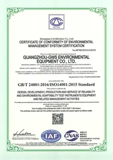 Certificação do Sistema de Gestão Ambiental (CNAS)