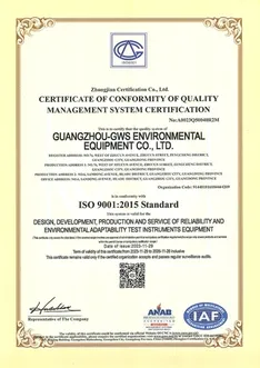 Certificação do Sistema de Gestão da Qualidade (ANAB)