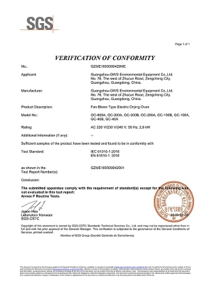 GC- Certificado LVD