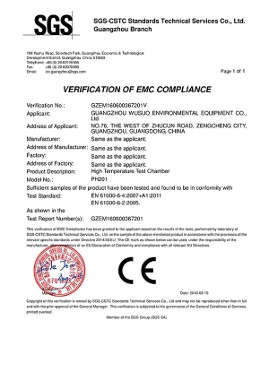 PH201 - Certificado EMC